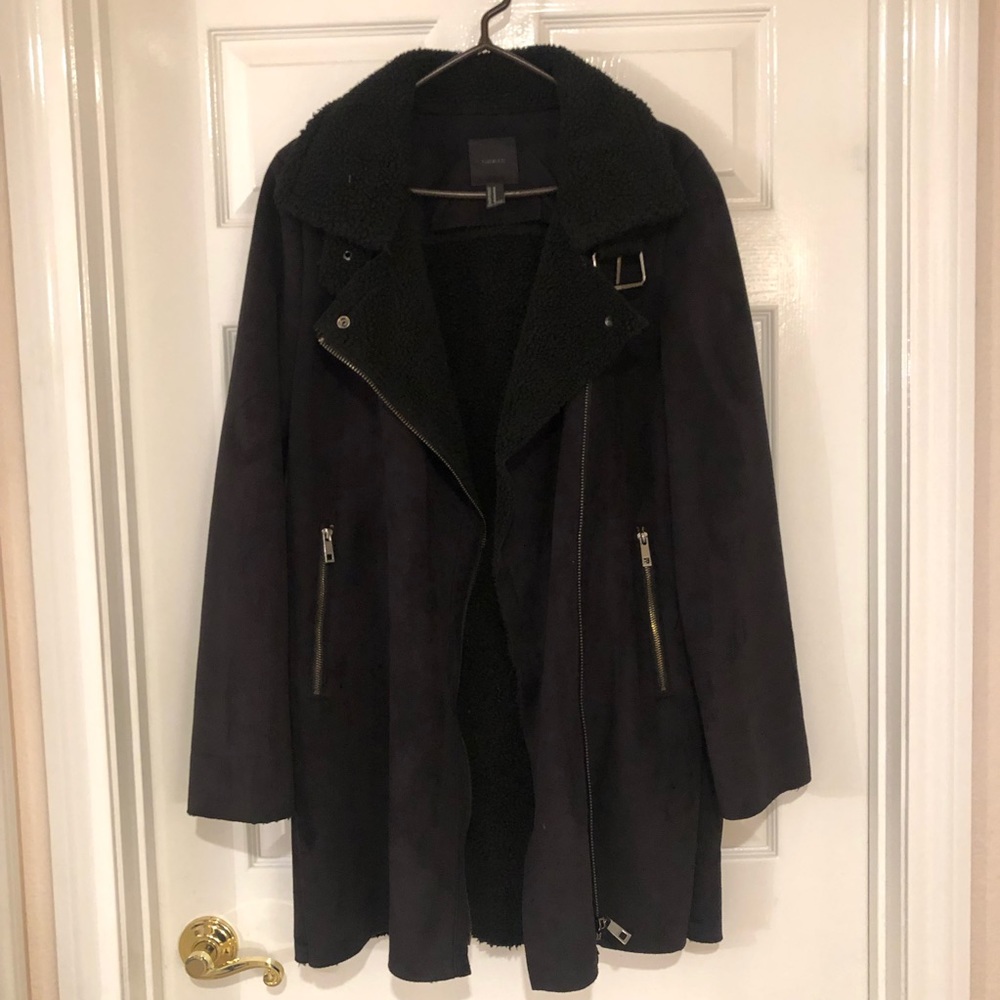 FOREVER 21 - Sherpa Lined Coat - Size M